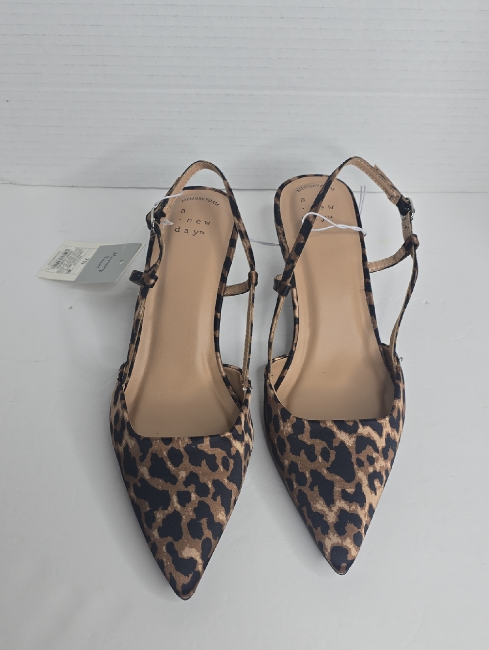Women's Annette Satin Slingback Heels A New Day Size 7.5 - Picture 9 of 10